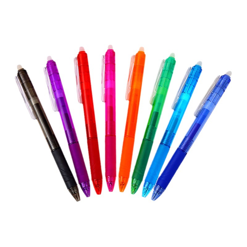 Color Erasable Gel Pen Push-type Thermal Erasable Pen