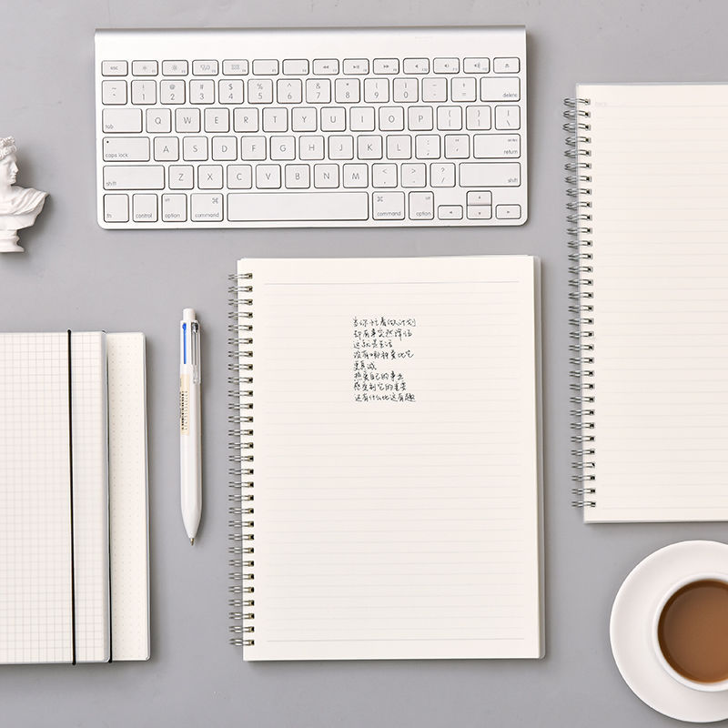 B5 Coil Grid Book Super Thick And Simple High School And College Student Classroom Notebooks Postgraduate Entrance Examination Grid Wrong Question Grid Book