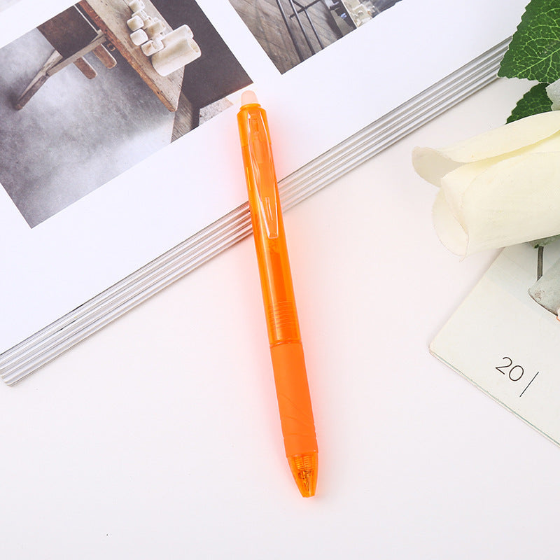 Color Erasable Gel Pen Push-type Thermal Erasable Pen