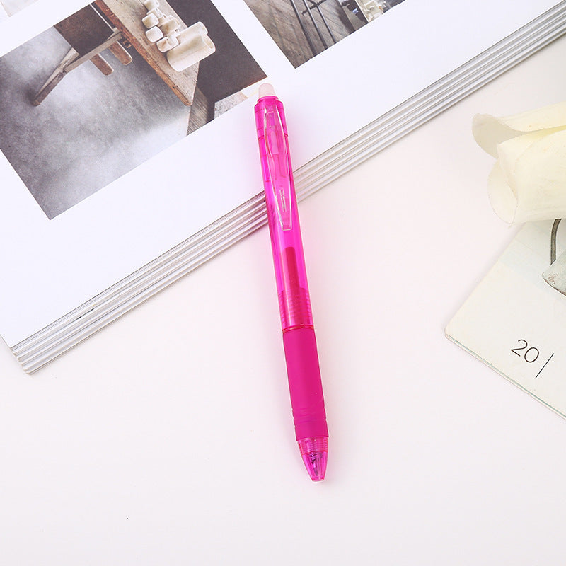 Color Erasable Gel Pen Push-type Thermal Erasable Pen