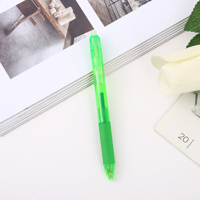 Color Erasable Gel Pen Push-type Thermal Erasable Pen