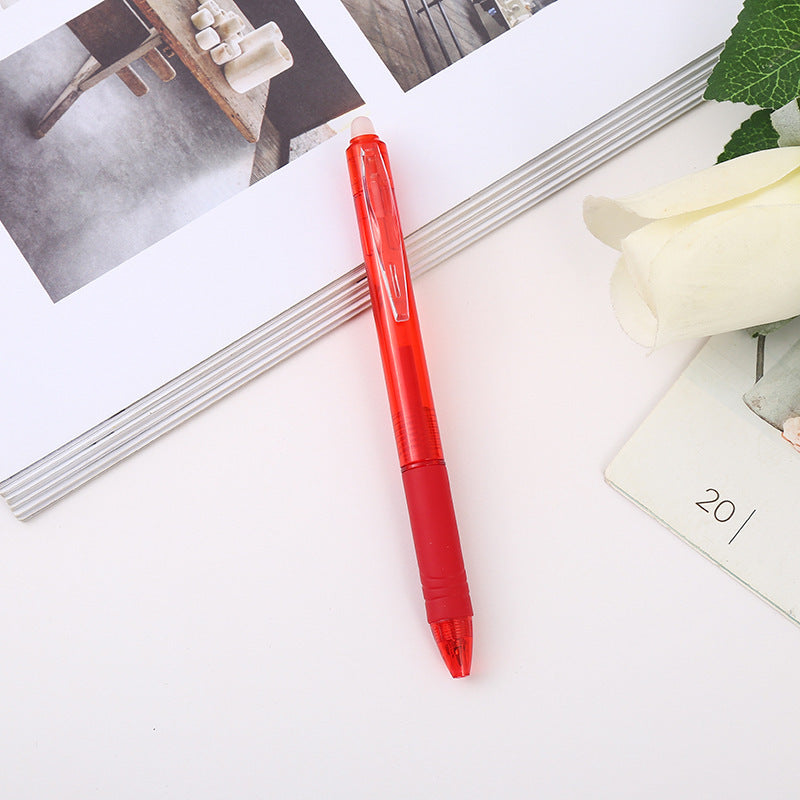 Color Erasable Gel Pen Push-type Thermal Erasable Pen