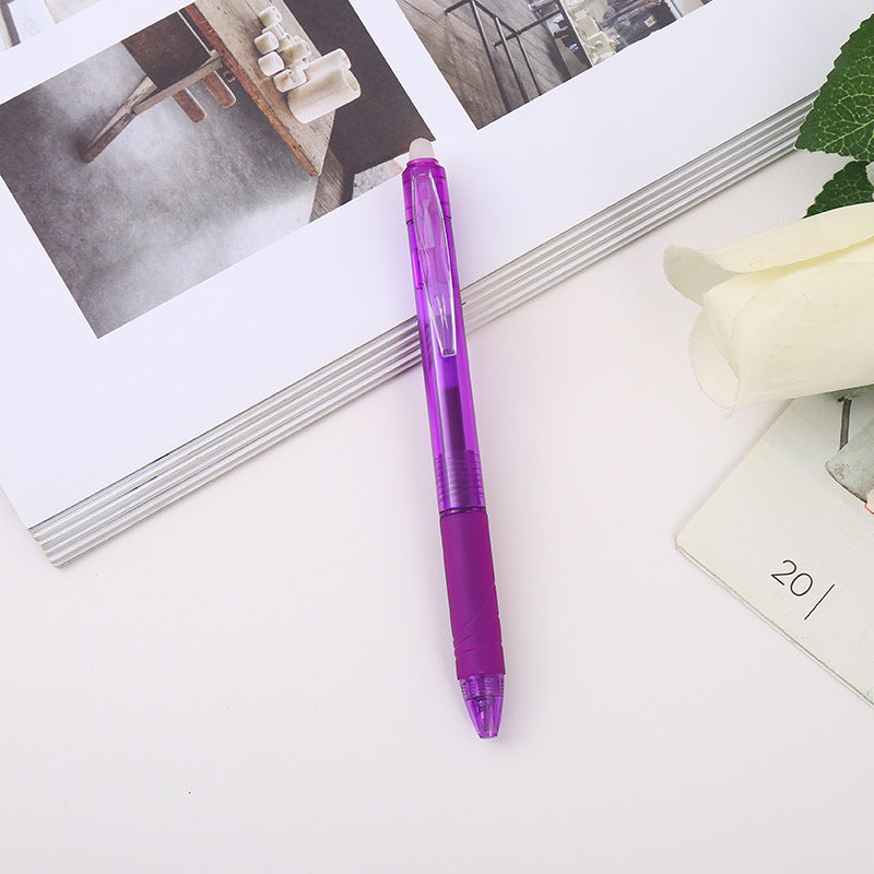 Color Erasable Gel Pen Push-type Thermal Erasable Pen