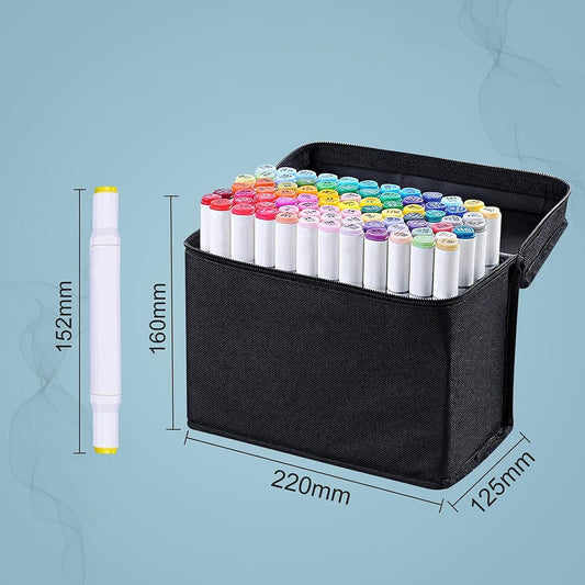 80 Colors Farbe Acrylstifte Markers Set Permanent Dual Tip Pen For DlY Graffiti Sketch Art Supplies Drawing Craft